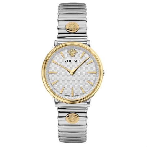 versace v circle gold|Versace V Circle Logomania Watch, 38mm .